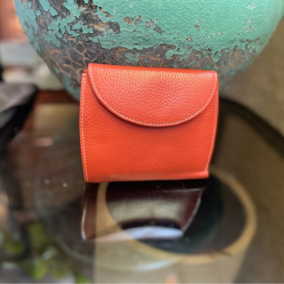 Vera Pelle Handbags - Vera Pelle Florence  leather wallet with coin pocket